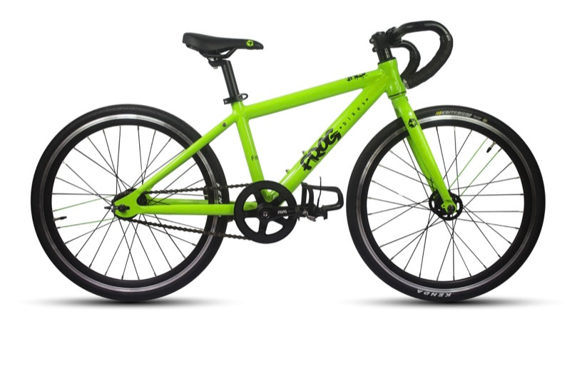 Brand New Frog 58, 67, 70 Track bike For Sale, Green, 20” wheels, 24” wheels, 26” wheels single speed, very lightweight, nationwide delivery is available.