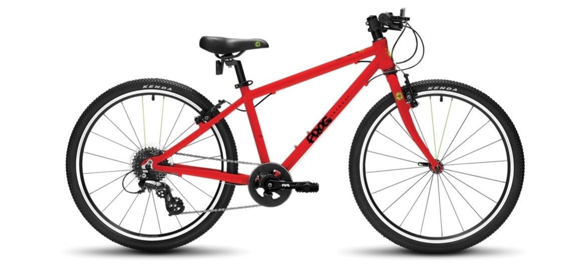 Brand New Frog Bike For Sale, Red Frog 61 24” wheel Hybrid bike, 8 speed, V brakes, very lightweight, nationwide delivery is available.