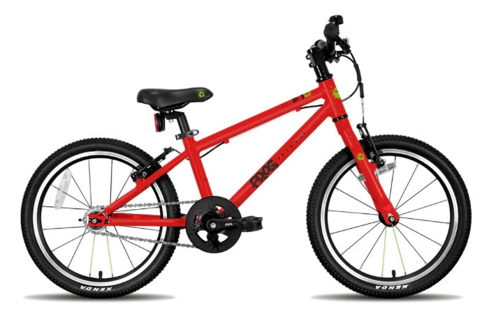 Brand New Frog Bike For Sale, Red Frog 47 First Pedal Bike, 18” wheels, V brakes, very lightweight, nationwide delivery is available.