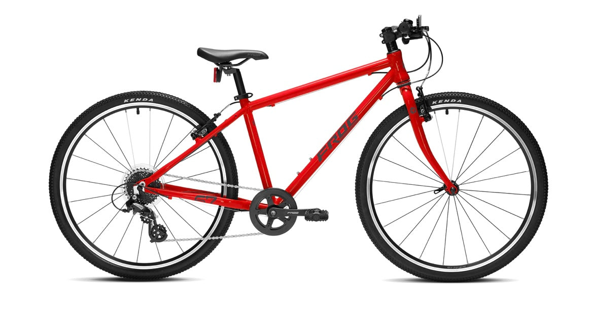 Brand New Frog Bike For Sale, Frog 67 Hybrid, available in Green, Blue, Red and Black. 26” wheels, 8 speed, V brakes, very lightweight aluminium frame and forks, nationwide delivery is available.