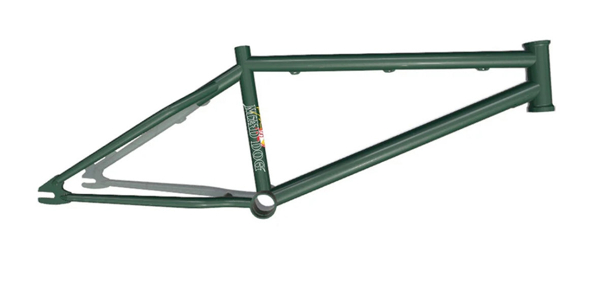S&M MAD DOG FRAME OG GREEN BMX Frame For Sale, nationwide delivery is available.