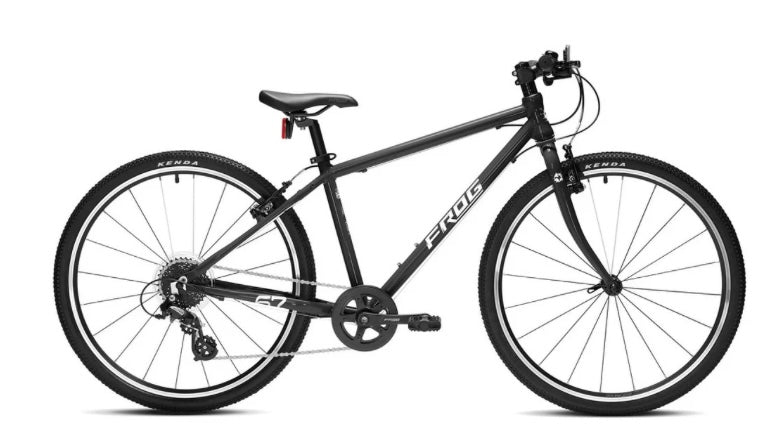 Brand New Frog Bike For Sale, Black Frog 67 Hybrid bike, 26” wheels, 8 speed, V brakes, very lightweight, nationwide delivery is available.