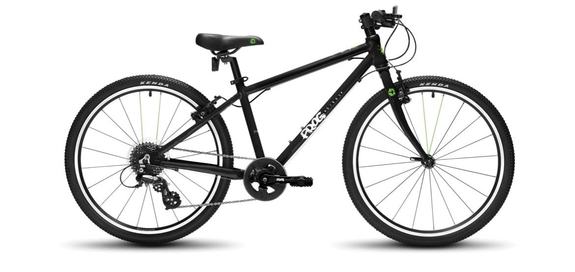 Brand New Frog Bike For Sale, Black Frog 61 Hybrid bike, 24” wheels, 8 speed, V brakes, very lightweight, nationwide delivery is available.