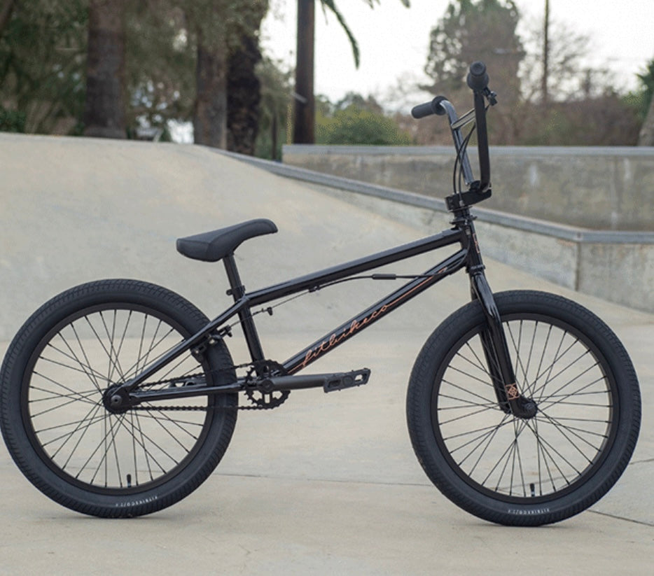 Fit PRK Gloss Black BMX Bike For Sale, complete bike, 20.5 top tube, excellent starter park bike. Nationwide delivery is available.
