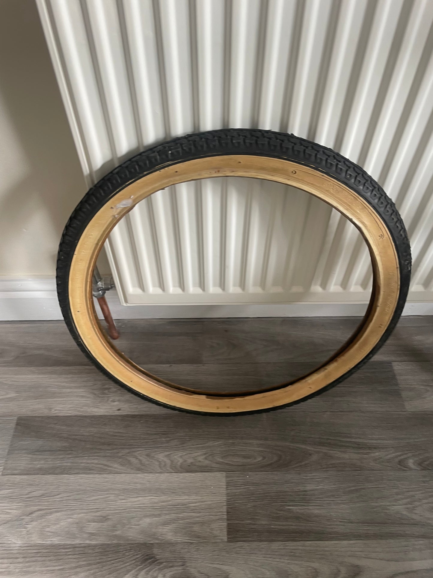 Pair of Old School White Wall 20 X 1.75 BMX Tyres New Old Stock