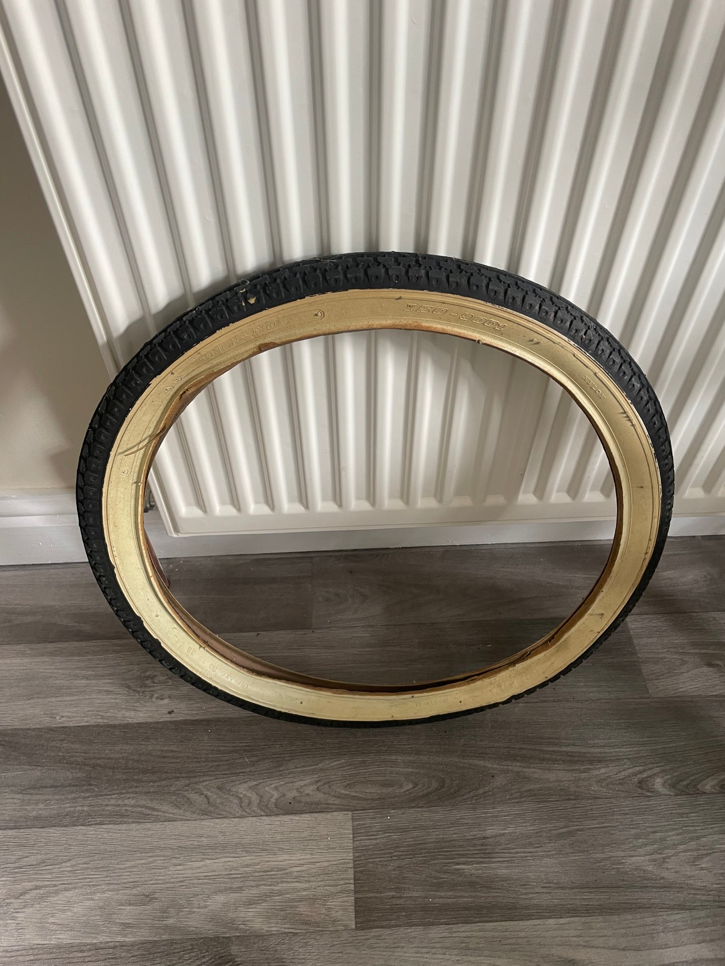 Pair of Old School White Wall 20 X 1.75 BMX Tyres New Old Stock