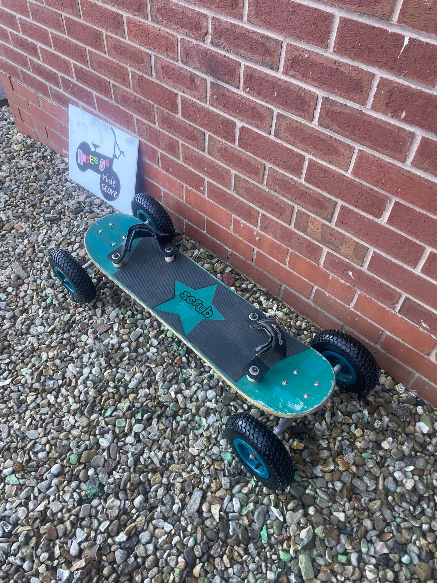 Used Scrub mountain board, wind board, kite board for sale.