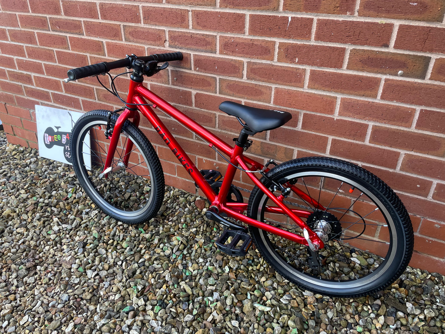 New Rad Bikes 20” for sale, metallic candy apple red, 20” wheels, 7 speed, very lightweight aluminium frame, delivery is available.