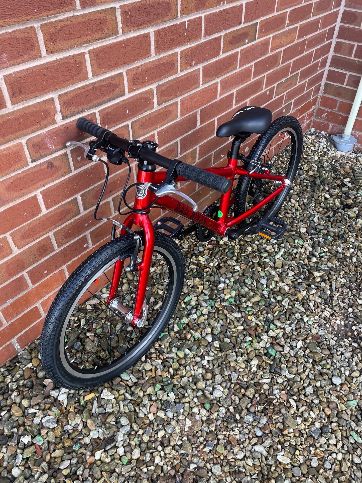 New Rad Bikes 20” for sale, metallic candy apple red, 20” wheels, 7 speed, very lightweight aluminium frame, delivery is available.