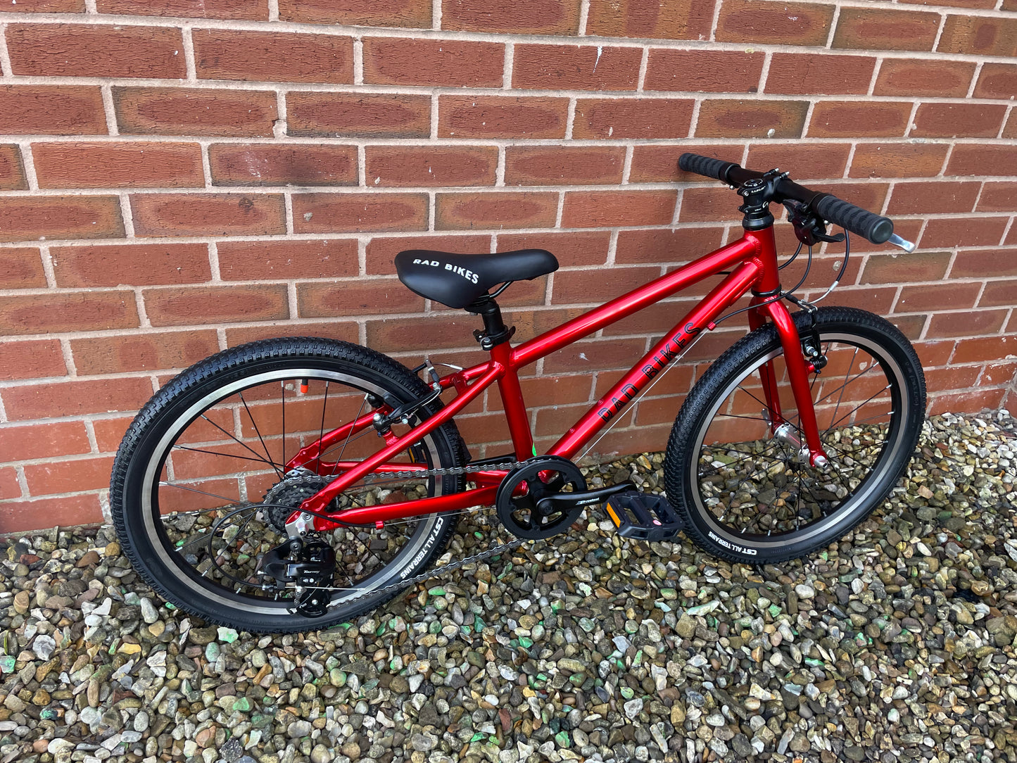 New Rad Bikes 20” for sale, metallic candy apple red, 20” wheels, 7 speed, very lightweight aluminium frame, delivery is available.
