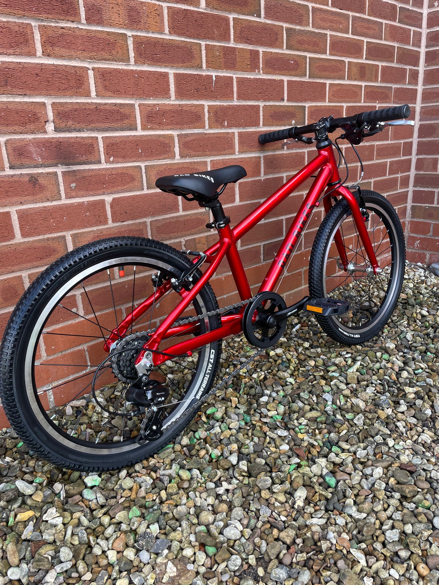 New Rad Bikes 20” for sale, metallic candy apple red, 20” wheels, 7 speed, very lightweight aluminium frame, delivery is available.