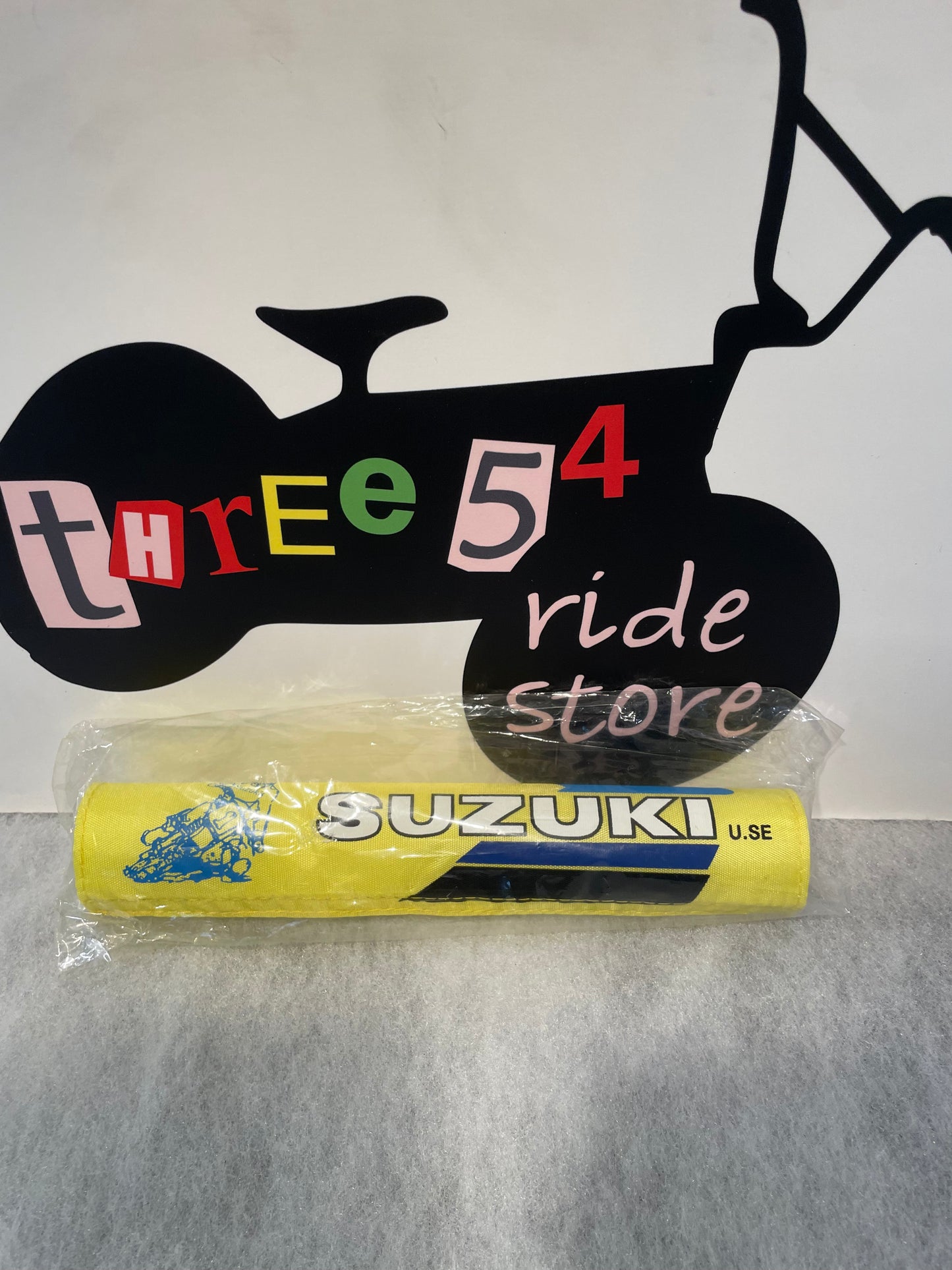 Vintage motocross handlebar pad for sale, crossbar pad, Honda, Suzuki, Kawasaki.