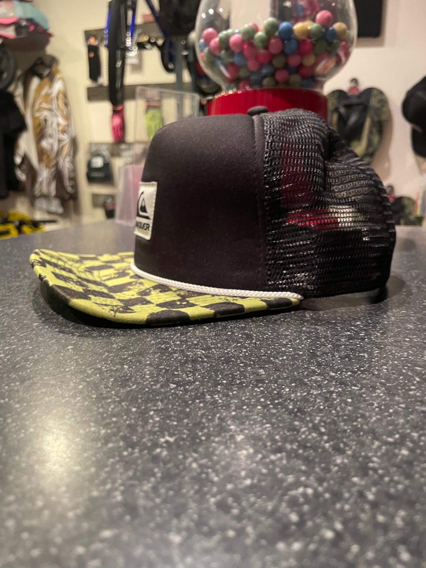 Quicksilver Surf Punk snap back cap Surfing hat surfing gift.