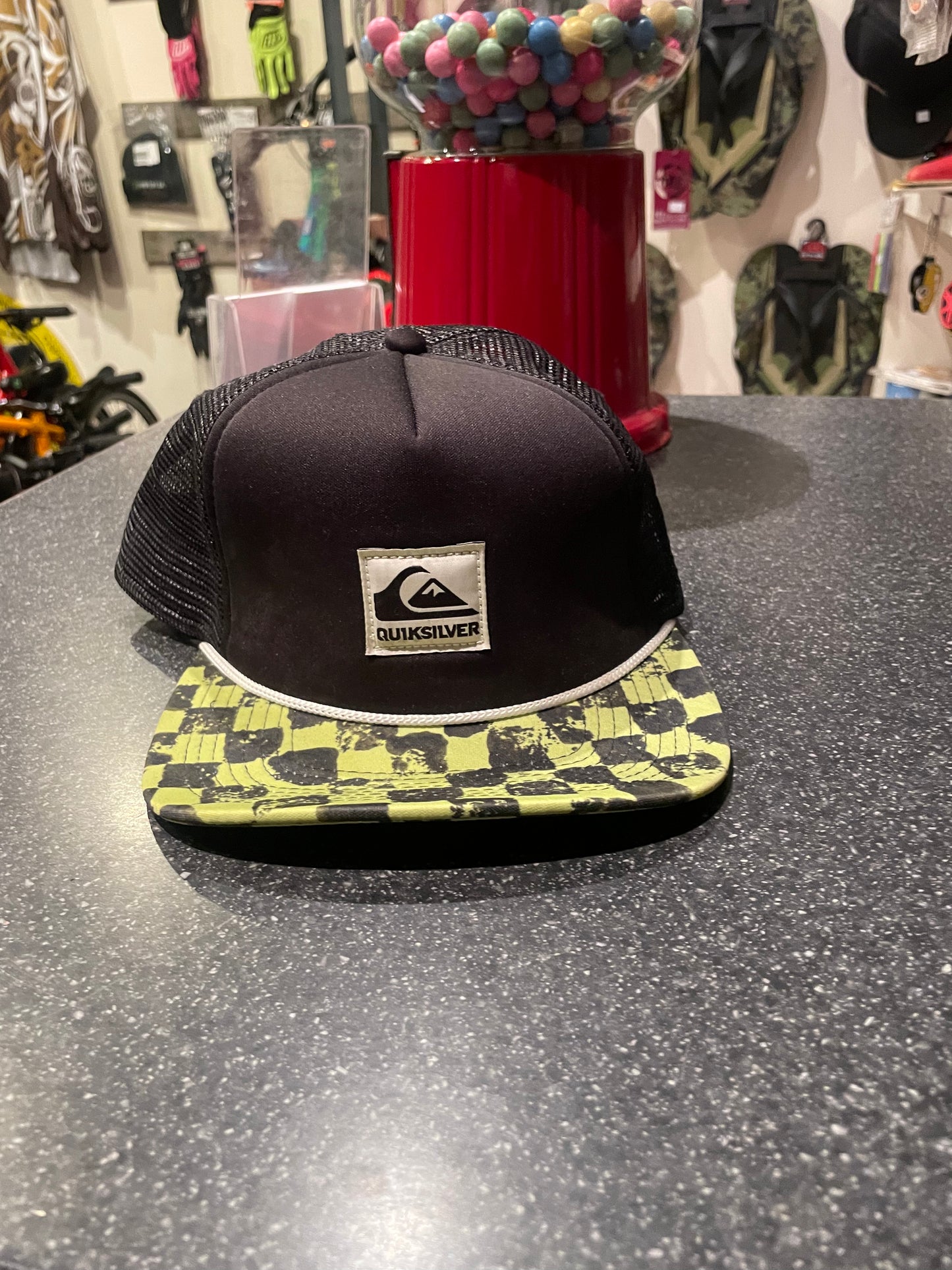 Quicksilver Surf Punk snap back cap Surfing hat surfing gift.