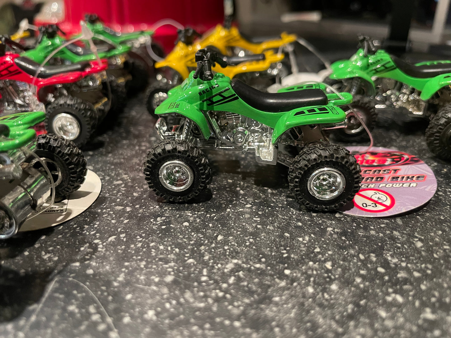 Toy Quad Bikes pull back and go quad racing toys Yamaha Honda Suzuki Kawasaki