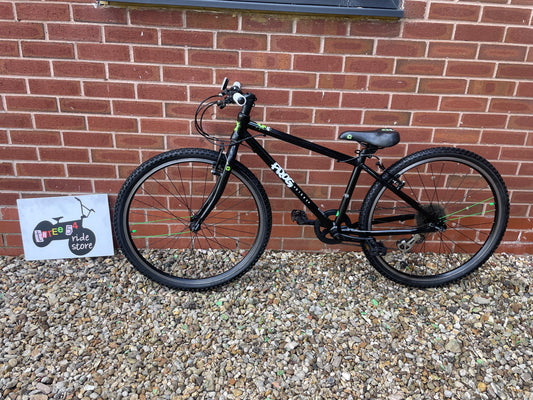 A Used Frog Bike For Sale, black 69, 26” wheels, 8 speed, lovely condition, delivery is available.