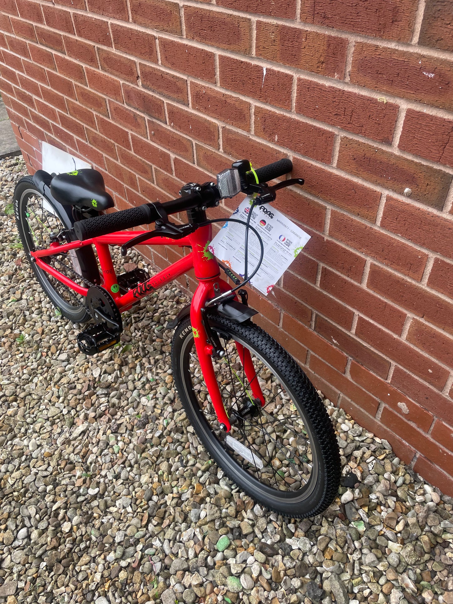 A Pre Loved Frog Bike For Sale, Red Frog 52s single speed 20” model, as new, 20” wheels, V brakes, 3 month warranty, nationwide delivery is available.