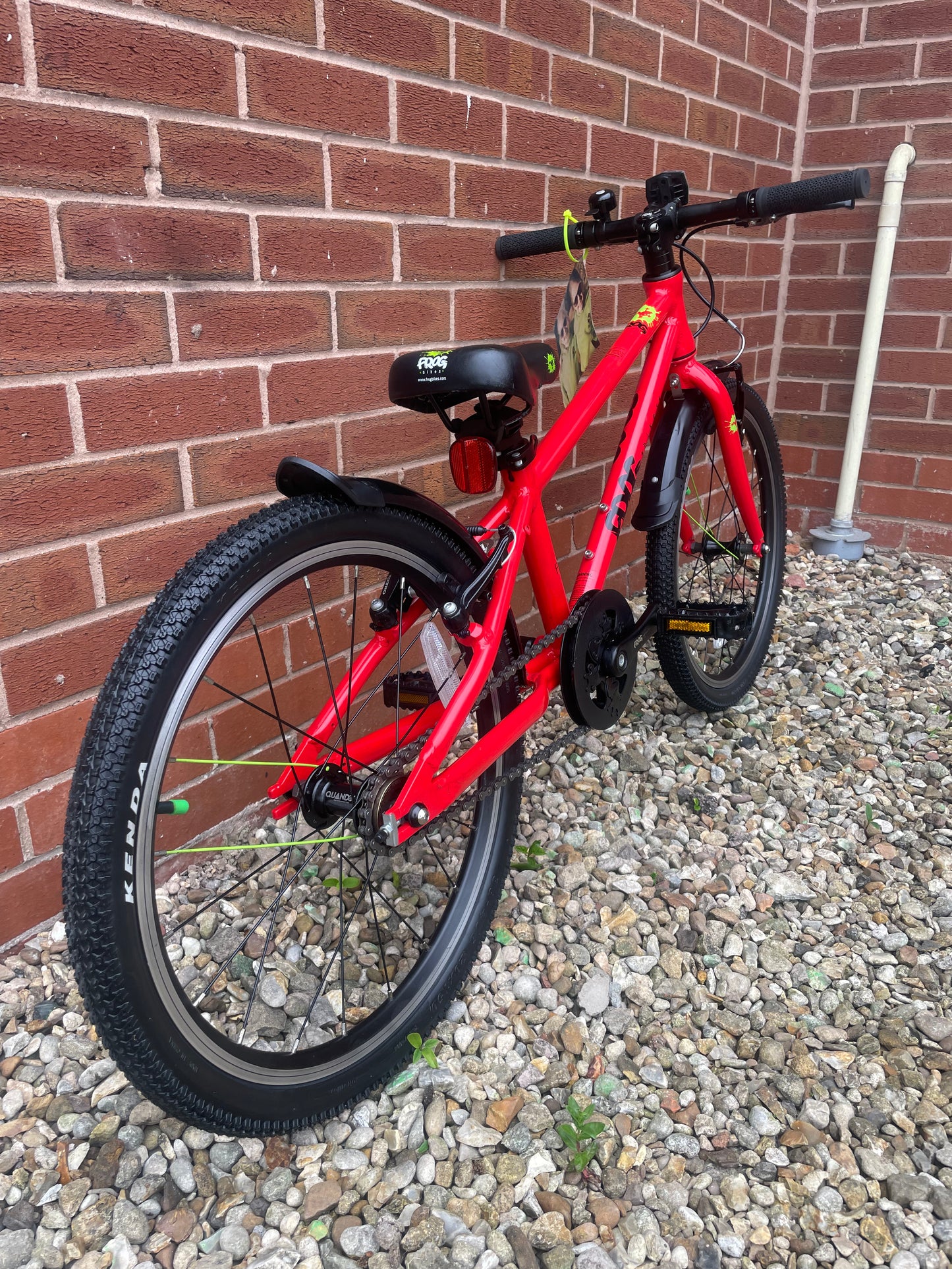 A Pre Loved Frog Bike For Sale, Red Frog 52s single speed 20” model, as new, 20” wheels, V brakes, 3 month warranty, nationwide delivery is available.