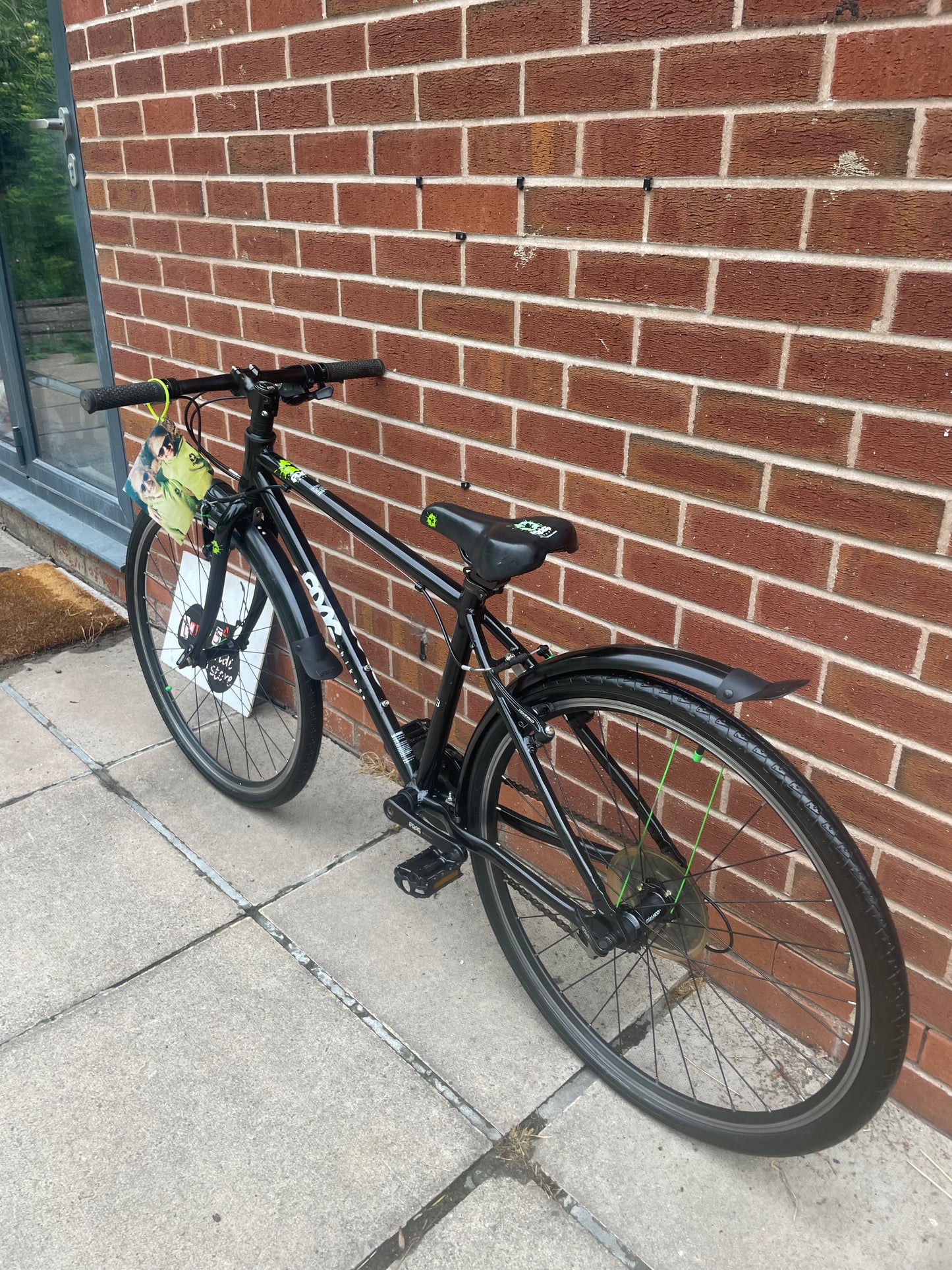 A Pre Loved Frog Bike For Sale, Black Frog 73, 26” wheels, 8 gears, V brakes, mudguards, very lightweight, 3 months warranty, nationwide delivery is available.