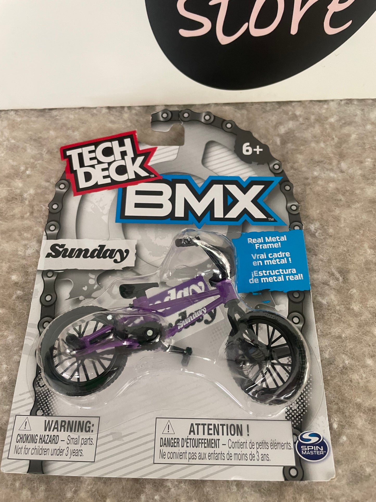 Tech Deck Sunday BMX For Sale, purple, finger bike, model bike, toy bike toy BMX.