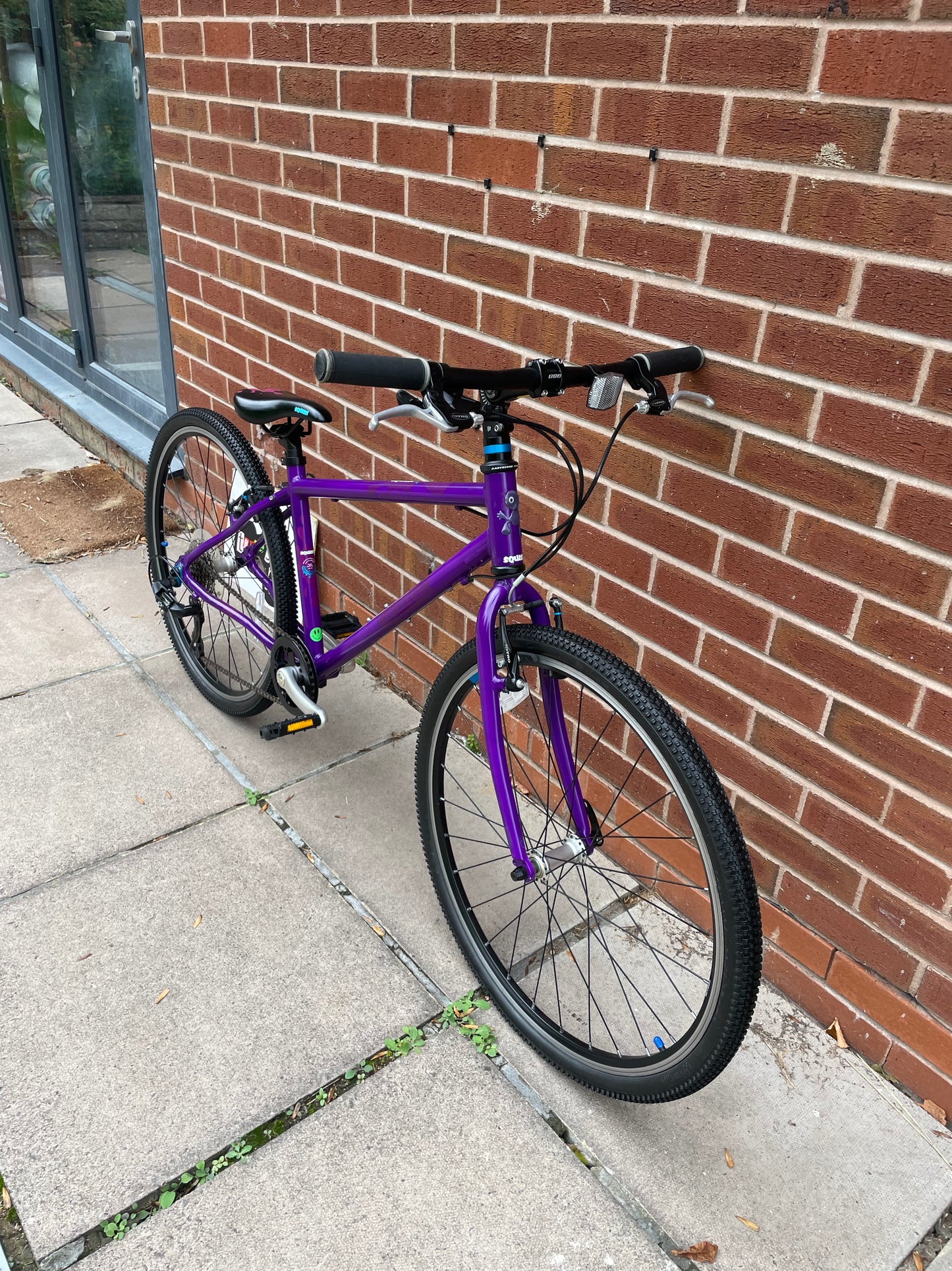 A Pre Loved Squish Bike For Sale, 26” Purple Squish Bike, 8 speed, V brakes, very lightweight, fully serviced, nationwide delivery is available.