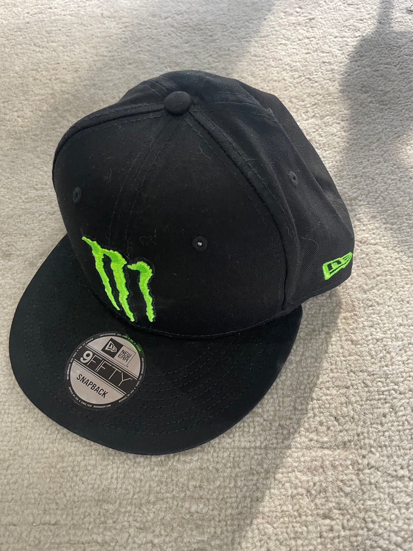 New Era Monster Energy Snap Back Cap Hat Monster Energy Merchandise Shop Motocross cap BMX cap skateboard cap surfing cap snowboard cap mountain bike cap