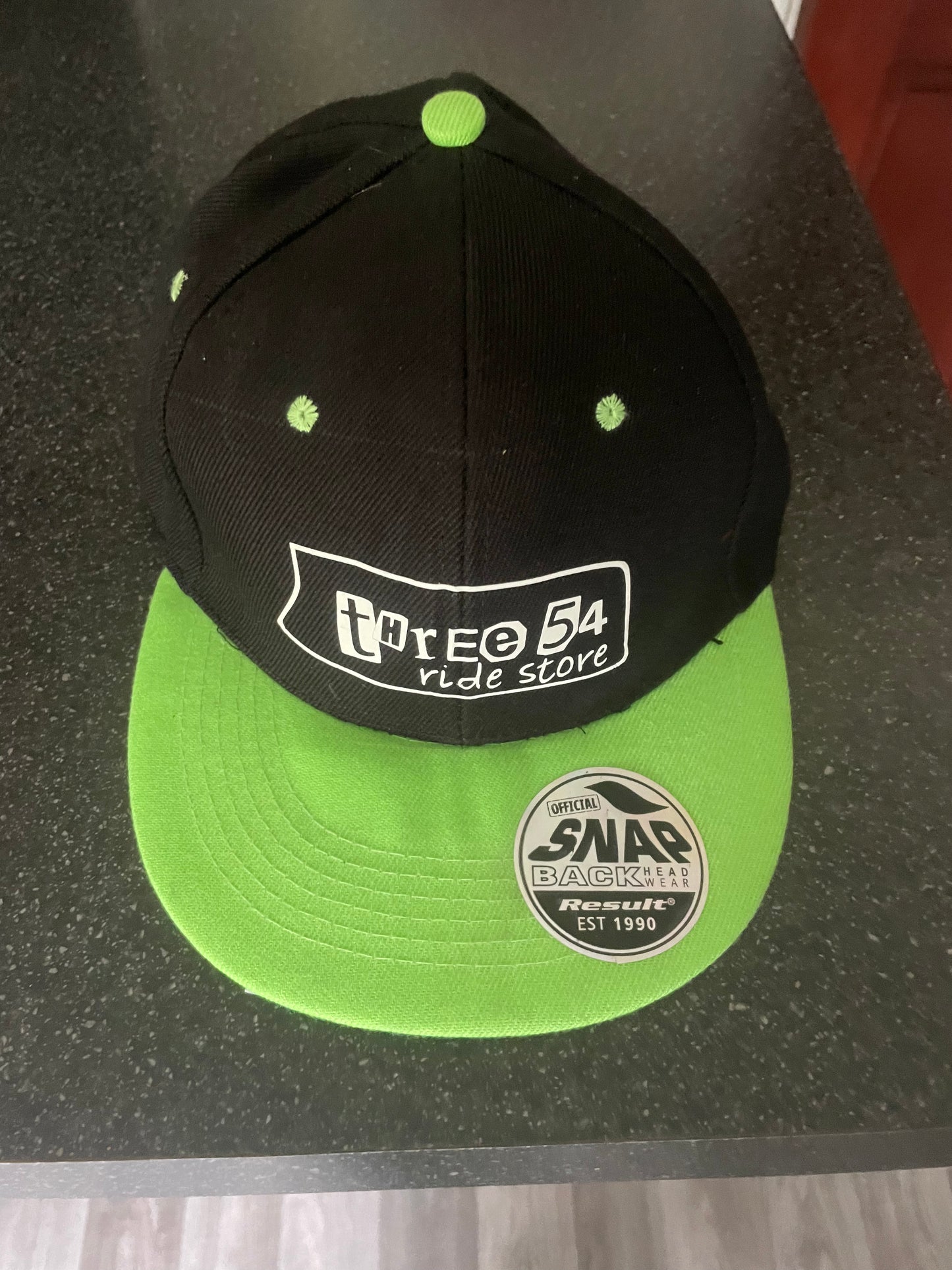 Three54 ride store snap back cap