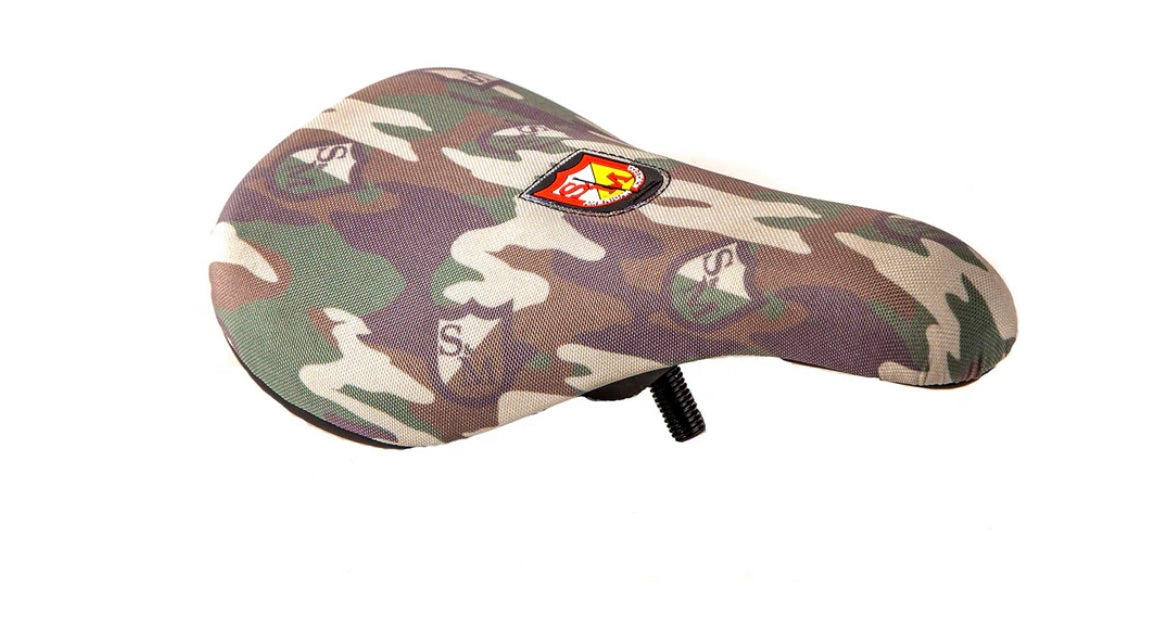 S&M Pivotal Slim Cammo BMX seat