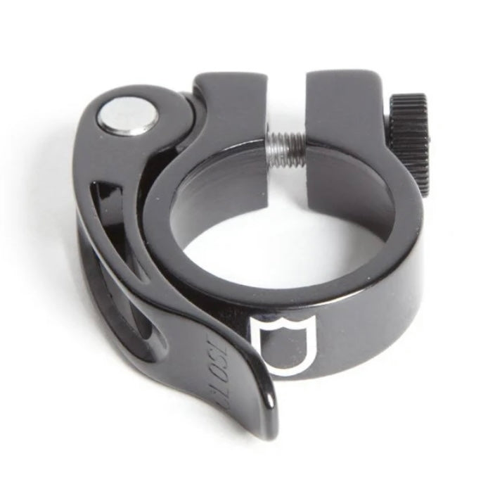 S&M QUICK RELEASE SEAT CLAMP 28.6MM FOR 25.4MM SEATPOST BLACK