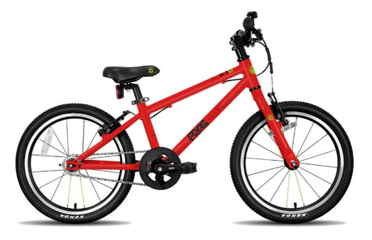 Brand New Frog Bike For Sale, Red Frog 47 First Pedal Bike, 18” wheels, V brakes, very lightweight, nationwide delivery is available.