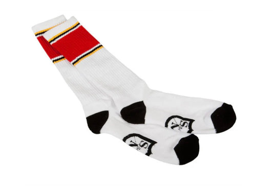 S&M RETROGRADE SOCKS WHITE BMX SOCKS