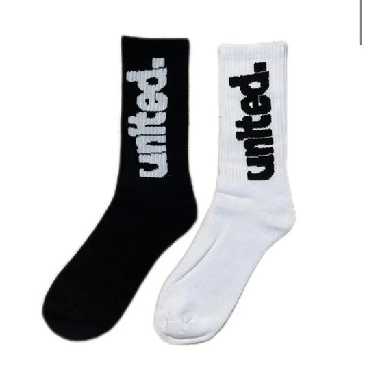 United Bike Co socks black / white