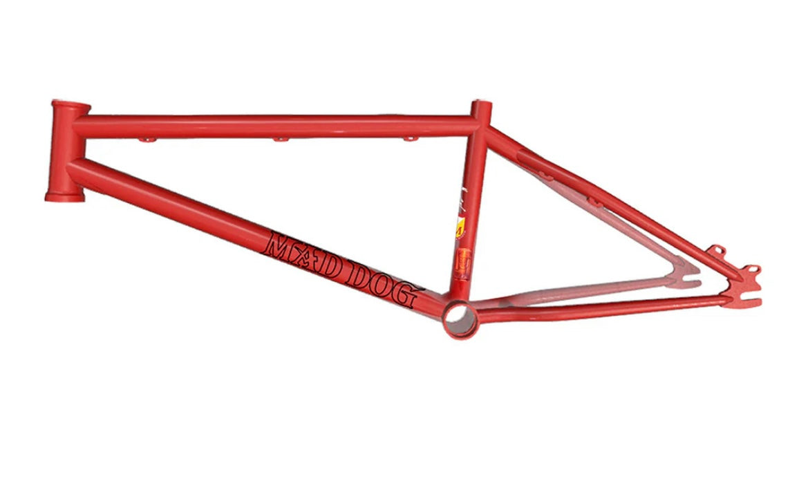 S&M MAD DOG FRAME CHALLENGER RED BMX Frame For Sale, nationwide delivery is available.