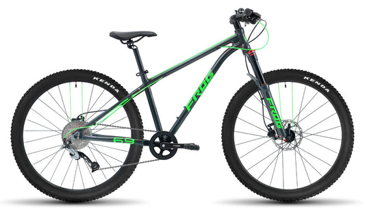 Brand New Frog Bikes 69 Mountain Bike For Sale. 26” wheels, 9 speed, very lightweight, fully adjustable suspension front forks, hydraulic disc brakes, nationwide delivery is available.