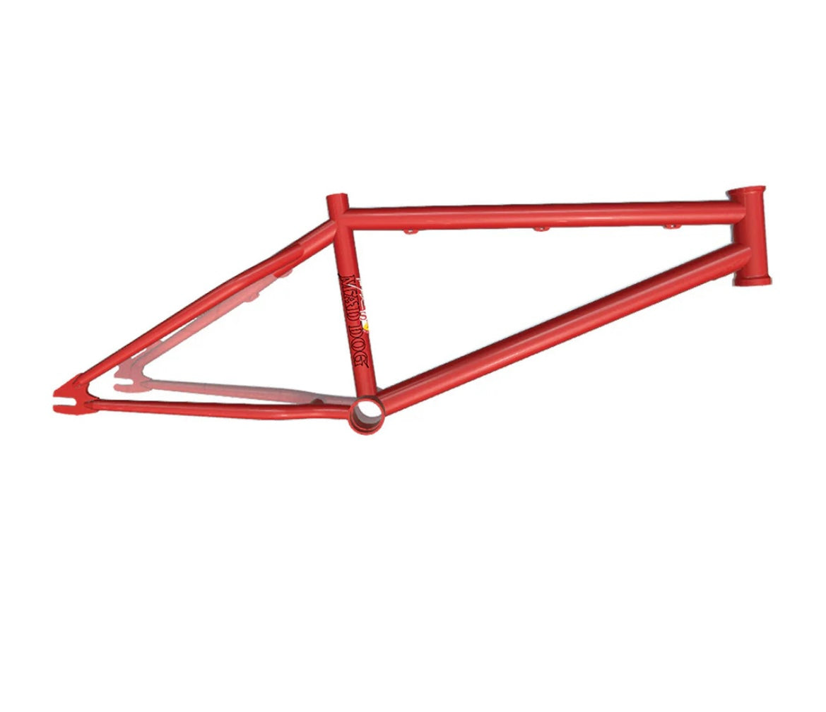 S&M MAD DOG FRAME CHALLENGER RED BMX Frame For Sale, nationwide delivery is available.