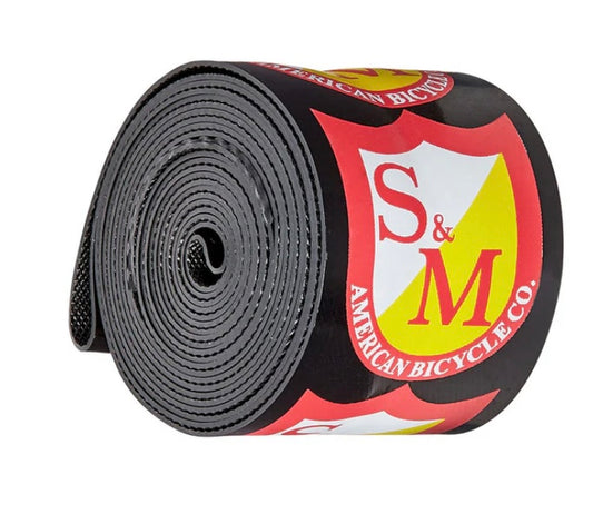 S&M Bikes Shield logo wheel rim tape