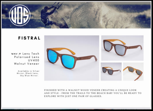 Union of Surf Sunglasses, Fistral, polarised lens, UV400, silver, blue or black lens, nationwide delivery is available.