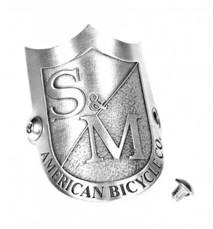 S&M Sheild head tube emblem/ badge 👌