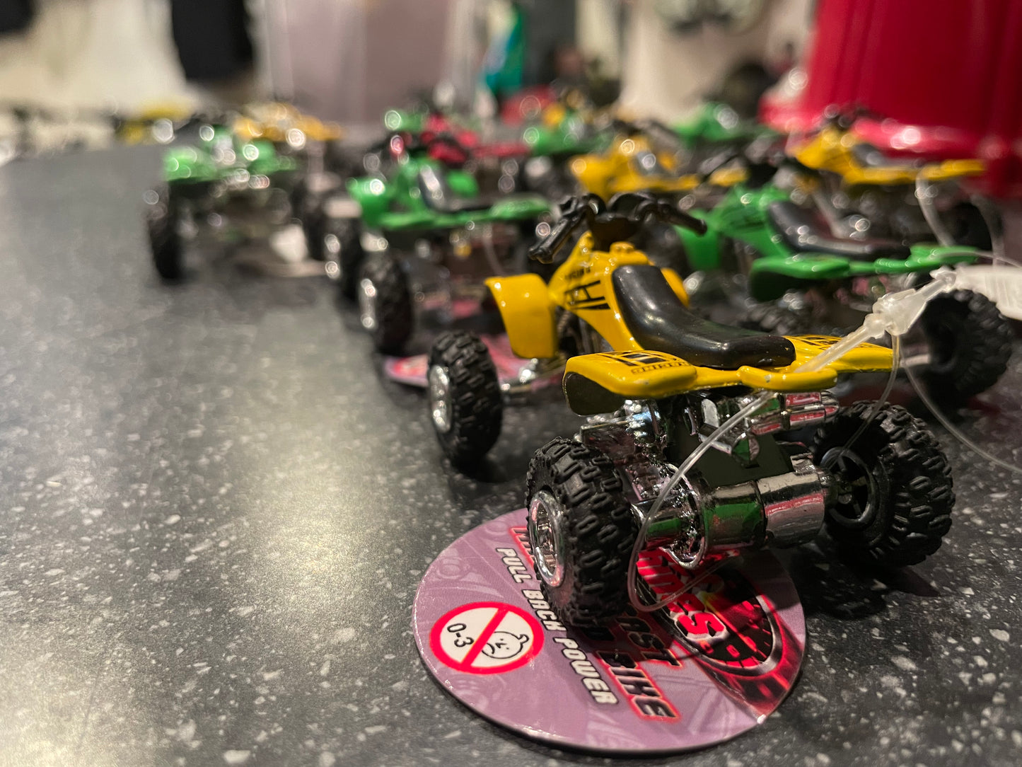 Toy Quad Bikes pull back and go quad racing toys Yamaha Honda Suzuki Kawasaki