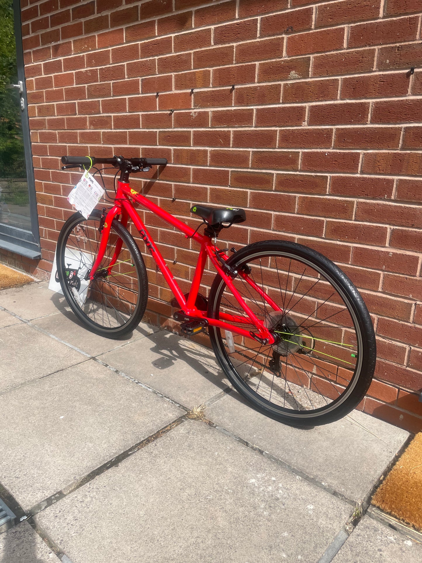 A Pre Loved Frog Bike For Sale, Red Frog 69, 26” wheels, 8 gears, V brakes, very lightweight, 3 months warranty, nationwide delivery is available.