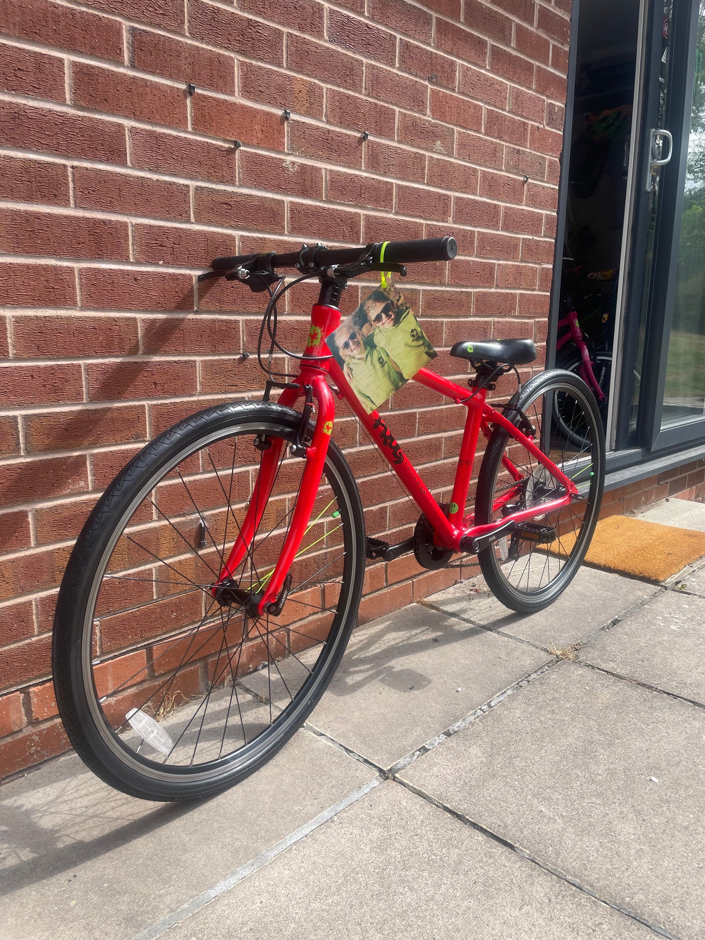 A Pre Loved Frog Bike For Sale, Red Frog 69, 26” wheels, 8 gears, V brakes, very lightweight, 3 months warranty, nationwide delivery is available.
