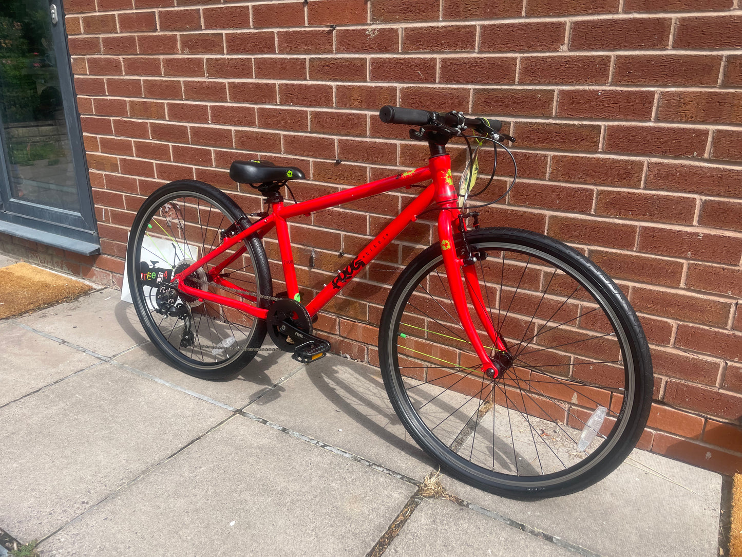 A Pre Loved Frog Bike For Sale, Red Frog 69, 26” wheels, 8 gears, V brakes, very lightweight, 3 months warranty, nationwide delivery is available.