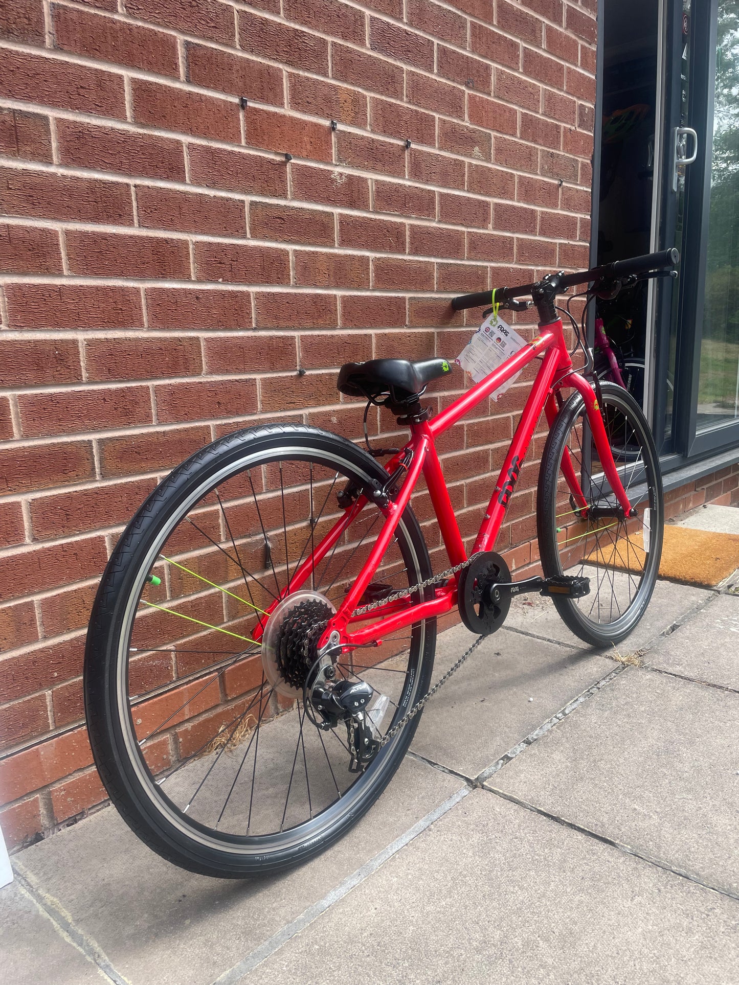 A Pre Loved Frog Bike For Sale, Red Frog 69, 26” wheels, 8 gears, V brakes, very lightweight, 3 months warranty, nationwide delivery is available.