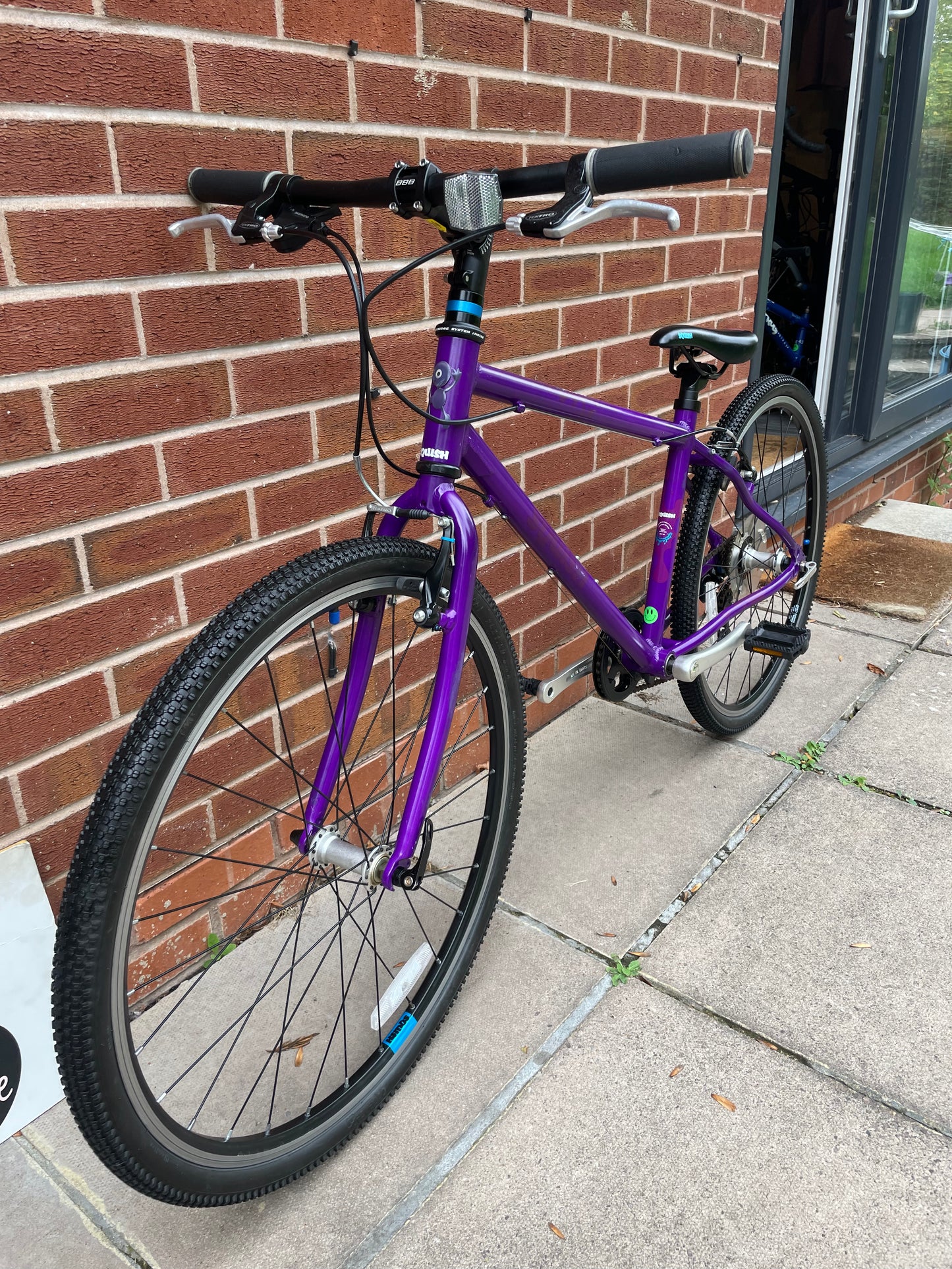 A Pre Loved Squish Bike For Sale, 26” Purple Squish Bike, 8 speed, V brakes, very lightweight, fully serviced, nationwide delivery is available.