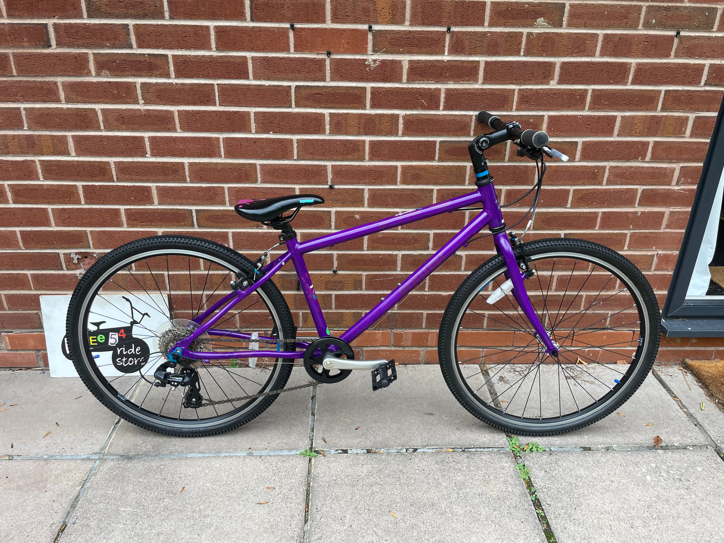 A Pre Loved Squish Bike For Sale, 26” Purple Squish Bike, 8 speed, V brakes, very lightweight, fully serviced, nationwide delivery is available.