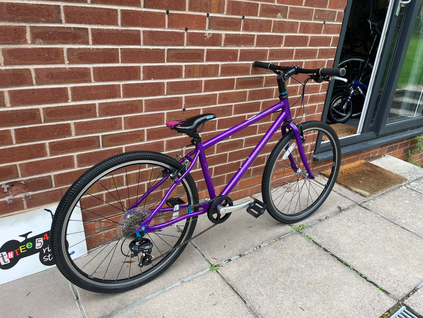 A Pre Loved Squish Bike For Sale, 26” Purple Squish Bike, 8 speed, V brakes, very lightweight, fully serviced, nationwide delivery is available.