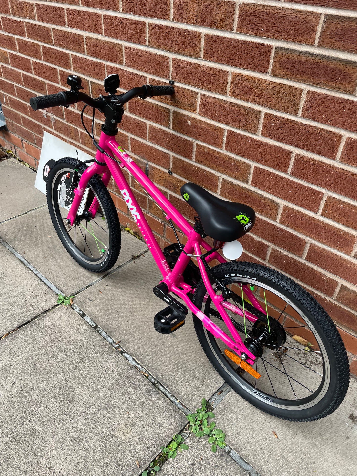 Brand New Frog Bike For Sale, Pink Frog 47 First Pedal Bike with 18” wheels, V brakes, very lightweight, nationwide delivery is available.