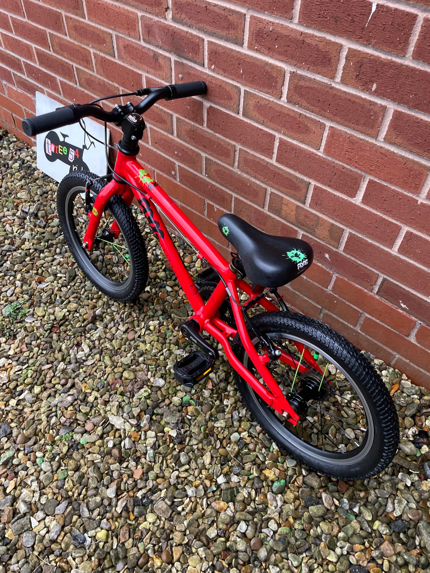 A Refurbished Frog Bike For Sale Red Frog 48 16 wheels V brakes v Three54 ride store