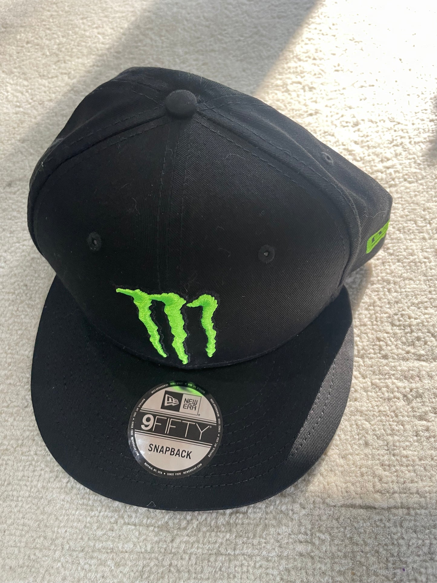 New Era Monster Energy Snap Back Cap Hat Monster Energy Merchandise Shop Motocross cap BMX  cap skateboard cap surfing cap snowboard cap mountain bike cap