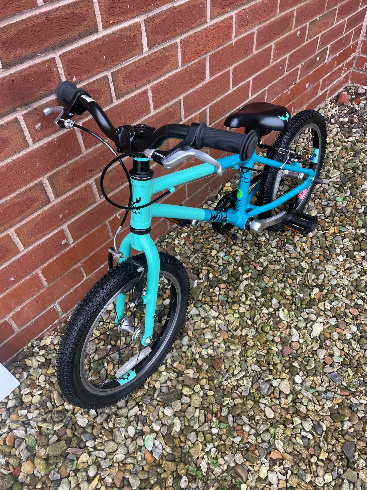 A Refurbished Wild Bikes 16” youth mountain bike, blue, V brakes, fully enclosed chain, very lightweight, nationwide delivery is available.